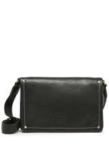 Cross Body Tas Boston Leder Basilic pepper Zwart boston BBOS01