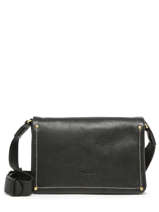 Cross Body Tas Boston Leder Basilic pepper Zwart boston BBOS02