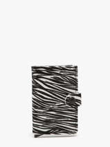 Mini Kaarthouder Zebra Leder Secrid Zwart animal MZE