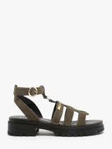 Sandalen Tobosued Uit Leder Les tropeziennes Groen women TOBOSUED