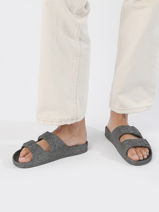 Slippers Transoco Cacatoes Beige women TRANCOSO-vue-porte