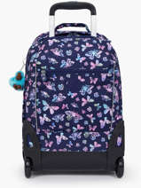 Rugzak Op Wieltjes 2 Compartimenten Met 15" Laptopvak Kipling Blauw back to school - 00KI4420