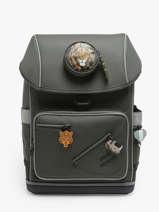 Rugzak Ergomaxx 2 Compartimenten Jeune premier Groen daydream boys B