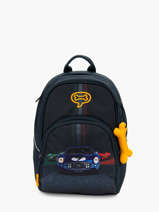 Mini Rugzak Laurel Boys Stones and bones Zwart boys B