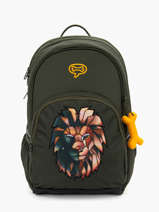 Rugzak Aspen 3.0 Boys Stones and bones Groen boys B