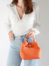 Longchamp Le roseau Handtas Rood-vue-porte