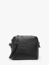 Cross Body Tas Caviar Leder Milano Zwart caviar CA240614