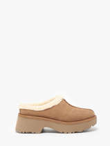 Boots New Height Cozy Uit Leder Ugg Beige women 1162510