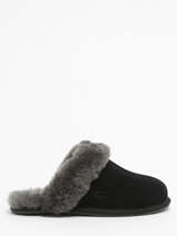 Scuffette Ii Pantoffels Uit Leder Ugg Zwart women 1106872