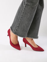 Pumps Uit Leder Tamaris Rood women 41-vue-porte