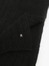 Sjaal Tommy hilfiger Zwart timeless AW16655-vue-porte