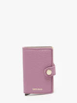 Kaarthouder Leder Secrid Violet pebble MPE