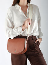 Longchamp Epure timeless Cross bodytas Bruin-vue-porte