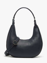 Schoudertas Caviar Leder Milano Blauw caviar CA24121