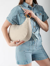 Schoudertas Crocus Woomen Beige crocus WCRO28-vue-porte