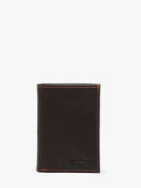 Kaarthouder Leder Wylson Zwart rio W8190-4