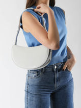 Cross Body Tas Suave Lune Leder Lancaster Grijs suave lune 33-vue-porte