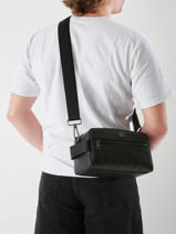 Cross Body Tas Lacoste Zwart monogramme NH4398MR-vue-porte