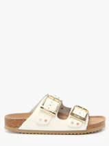 Slippers Fusbett Colors of california Wit women HCBIO501