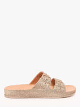 Slippers Transoco Cacatoes Beige women TRANCOSO