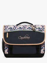 Boekentas Kind 3 Compartimenten Cameleon Blauw actual CA41