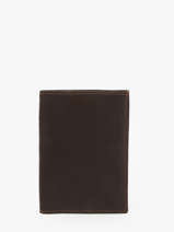 Portefeuille Oil Leder Etrier Zwart oil EOIL271