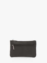 Portemonnee Oil Leder Etrier Zwart oil EOIL612