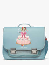 Boekentas 2 Compartimenten Jeune premier Blauw classics C