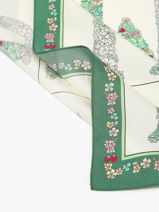 Longchamp Soie gots Foulard Groen-vue-porte