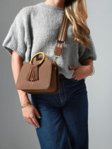 Crossbody Tas S Camomille Woomen Bruin camomille WCAO1S-vue-porte