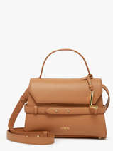 Cross Body Tas Faubourg Leder Lancel Bruin faubourg A13948
