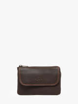 Portemonnee Marina Leder Katana Bruin marina 753120