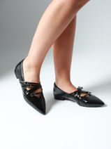 Ballerinas Met Riempjes Tamaris Zwart women 45-vue-porte