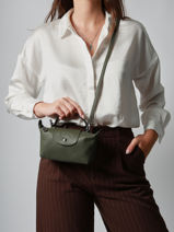 Longchamp Le pliage xtra Clutch Groen-vue-porte