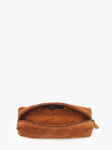 Etui Velvet Leder Milano Bruin velvet VE22116-vue-porte