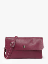 Cross Body Tas Caviar Leder Milano Rood caviar CA23067