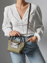 Cross Body Tas Canvas Kba Lancaster Groen canvas kba 49-vue-porte