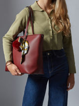 Schoudertas A4 Formaat Grained Miniprix Rood grained 1-vue-porte