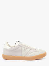 Sneakers Berlin Uit Leder Victoria Beige women 1126229