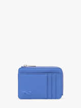 Portemonnee Met Kaarthouder Leder Nathan baume Blauw original n 217N