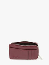 Portemonnee Met Kaarthouder Leder Nathan baume Rood original n 217N-vue-porte