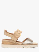 Sandalen Uit Leder Tamaris Beige women 42