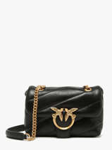 Cross Body Tas Love Baby Puff Leder Pinko Zwart love bag puff A0F2