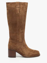 Laarzen Met Hak Uit Leder Alpe Bruin women 53541103