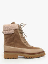 Enkellaarsjes Uit Leder Alpe Bruin women 54967109