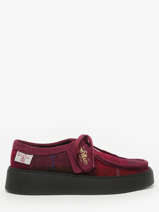 Derby Veterschoenen Clarks Rood women 26184947