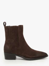 Enkellaarsjes Uit Leder Inuovo Bruin women E07001