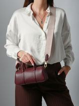 Longchamp Daylong chevron Handtas Violet-vue-porte