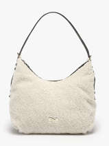 Schoudertas Carrie Winter Shearling En Leder Nathan baume Beige vogue S