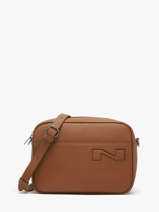 Cross Body Tas N City Leuven Leder Nathan baume Bruin n city 7